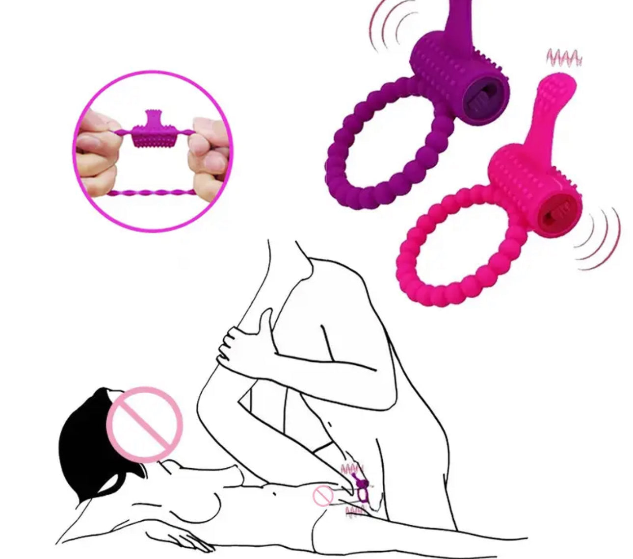 Vibrating cock ring