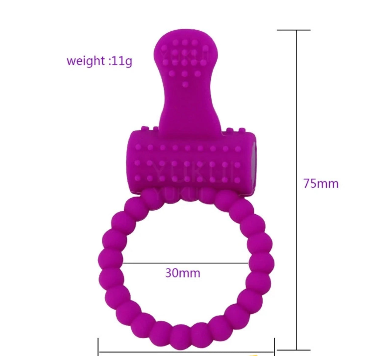 Vibrating cock ring