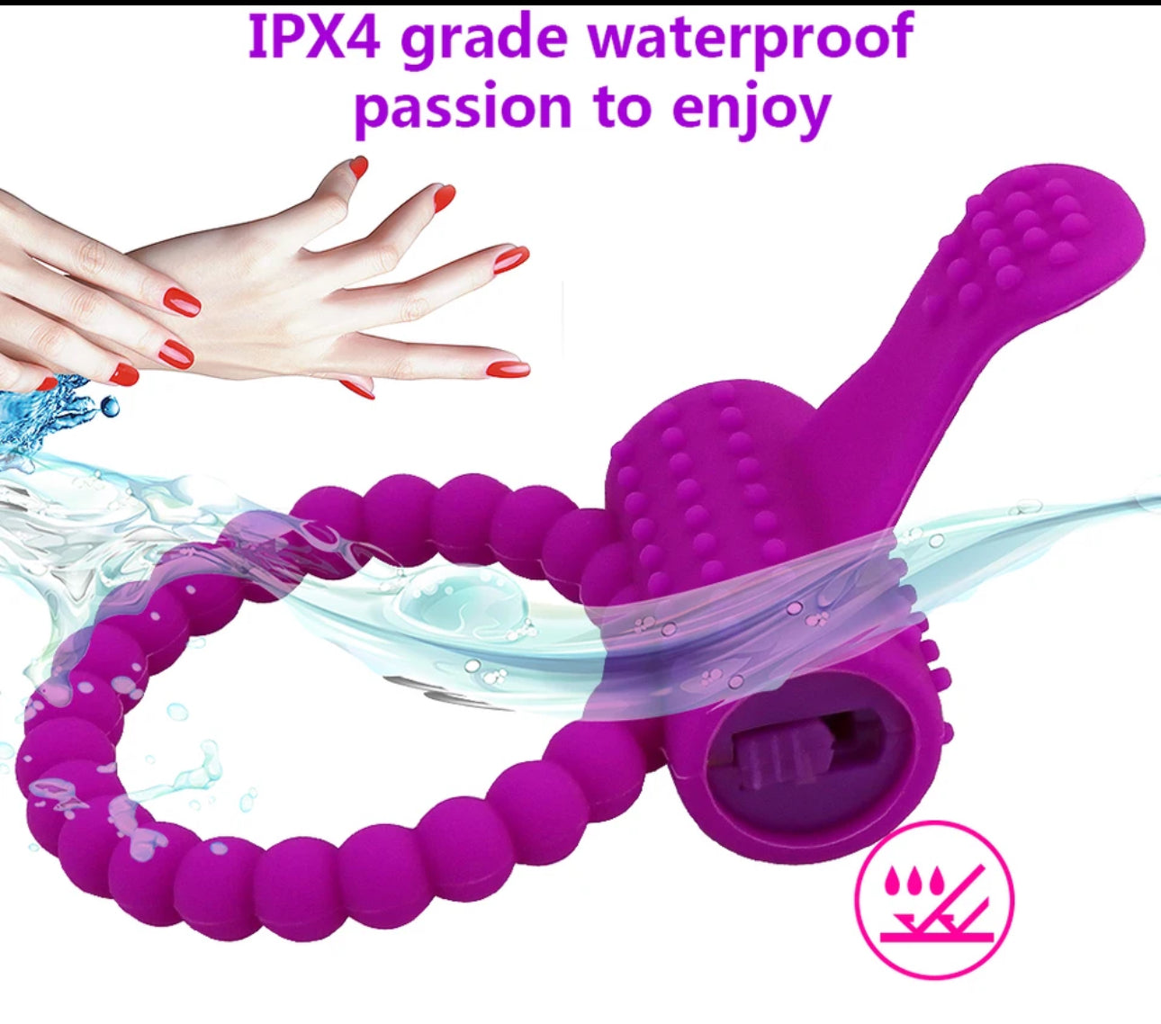 Vibrating cock ring