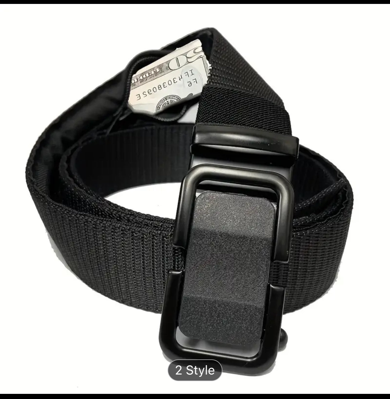 Travel Cash Anti Theft Belt Waist Bag Portable Hidden Money Strap Belt Wallet Waist Pack Secret Hiding Belt 46.85inch