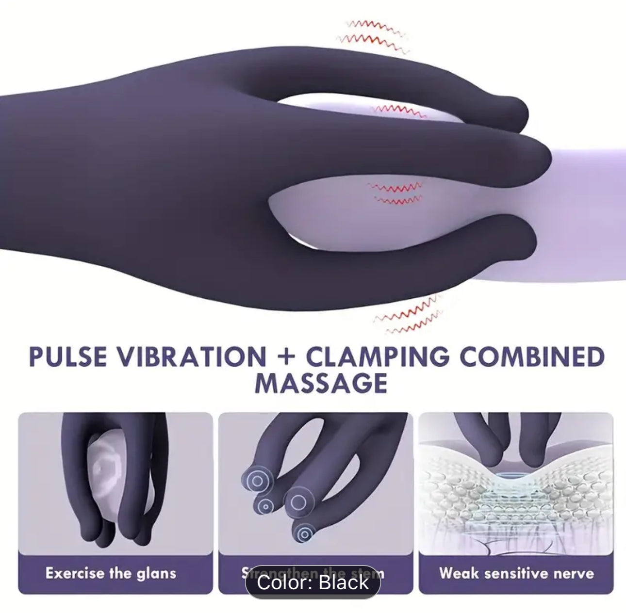 Male Vibrator- Glans massager