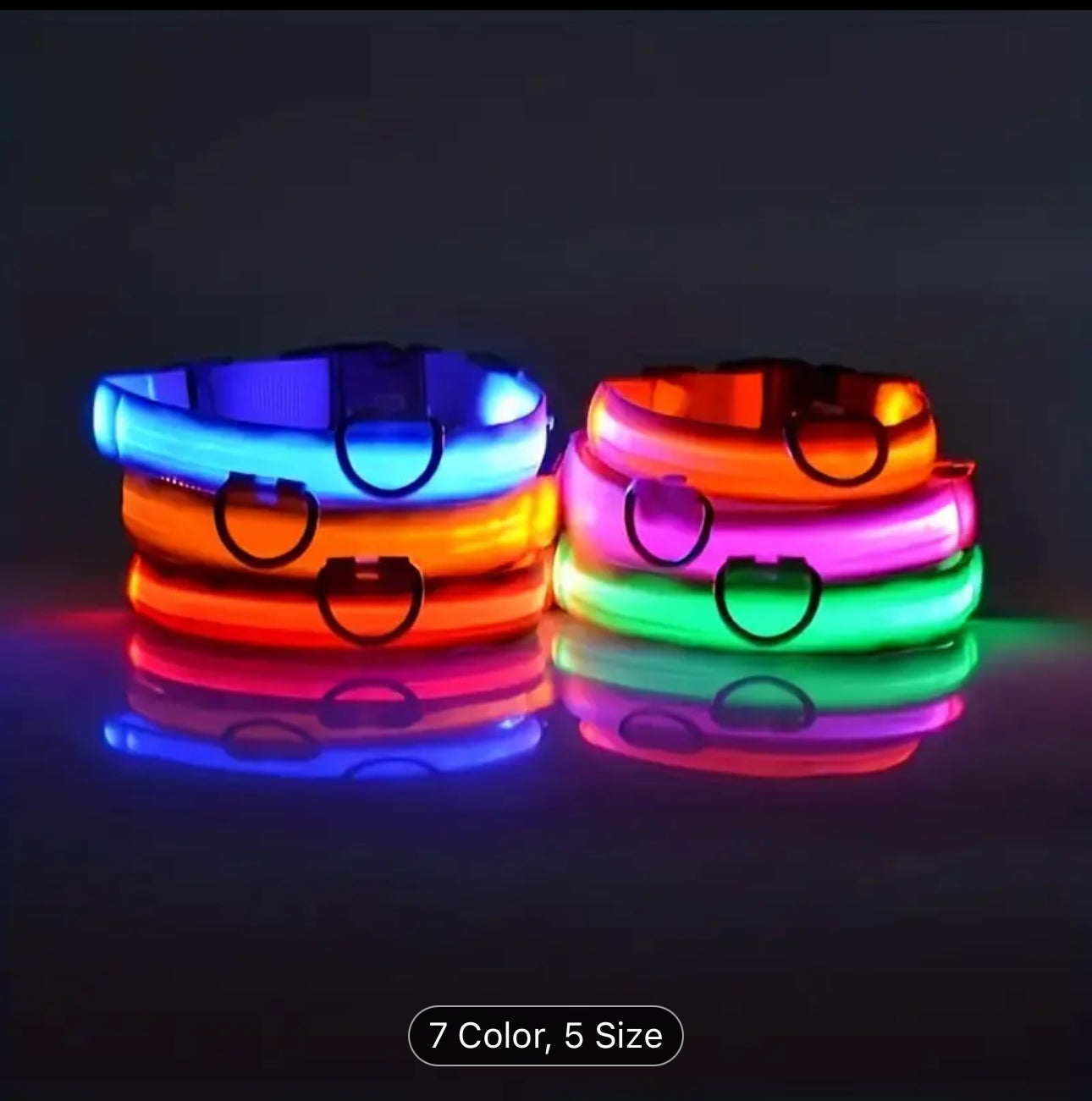 Led Safety Collar For Pets