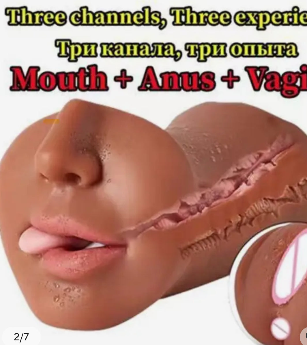 3 IN 1 Vaginal Anus Masturbation Cup